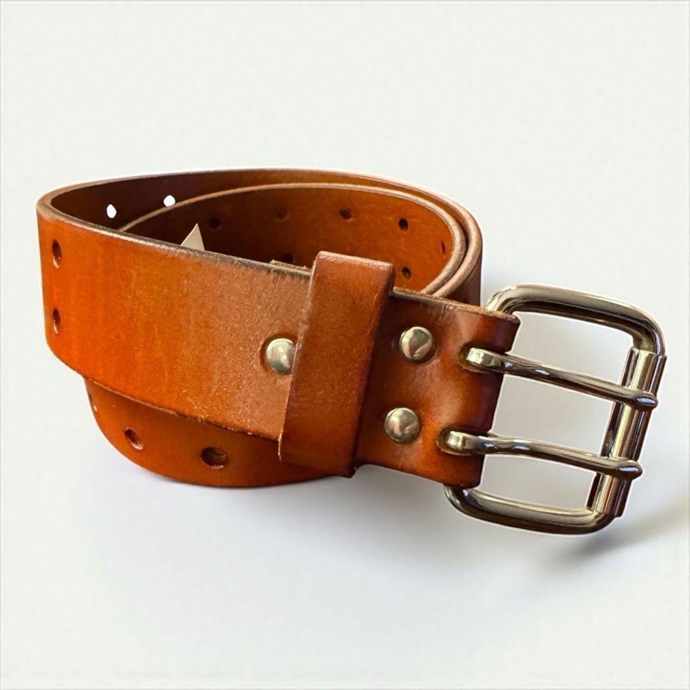 Falari Brown Leather Belt
